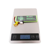 Pulse 6000mah 1S 3.7V 5C LiPo Battery - For Vcontrol Radio - HeliDirect